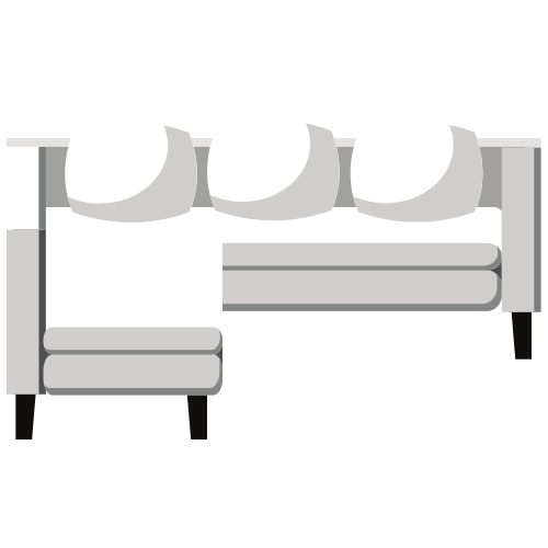 Sofa Section L Shape (4 seat)